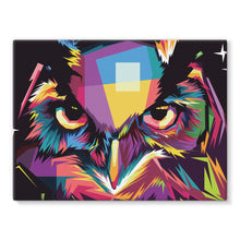 The Cool Wise Owl Collection Stretched Canvas