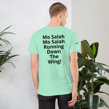 Mo Salah FEVA T Shirt : Running down the wing : Black