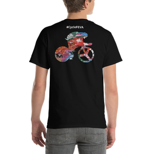 Short-Sleeve T-Shirt : CycleFEVA Print : Front Back