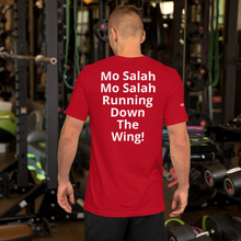 Mo Salah FEVA T Shirt : Running down the wing : White