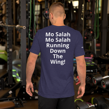 Mo Salah FEVA T Shirt : Running down the wing : White