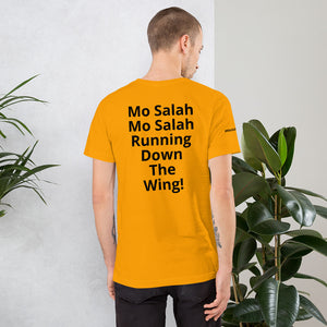 Mo Salah FEVA T Shirt : Running down the wing : Black