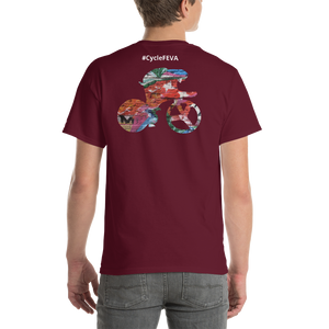 Short-Sleeve T-Shirt : CycleFEVA Print : Front Back