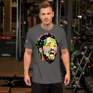 Mo Salah FEVA T Shirt : Running down the wing : White