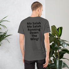 Mo Salah FEVA T Shirt : Running down the wing : Black