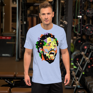 Mo Salah FEVA T Shirt : Running down the wing : White