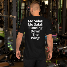 Mo Salah FEVA T Shirt : Running down the wing : White