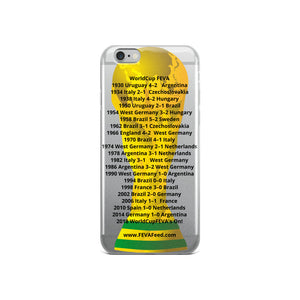 WorldCup 2018 iPhone Cases  - The History of World Cup Finals on your phone