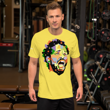 Mo Salah FEVA T Shirt : Running down the wing : White