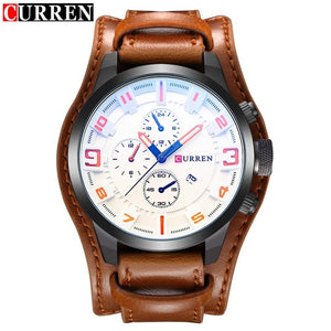 WatchFEVA: Mens luxury sport quartz watch. Military style